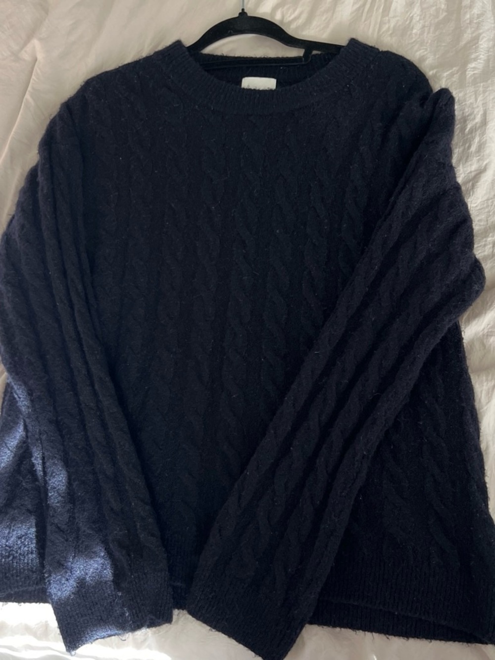 H&M Cable Knit Crewneck Sweater
